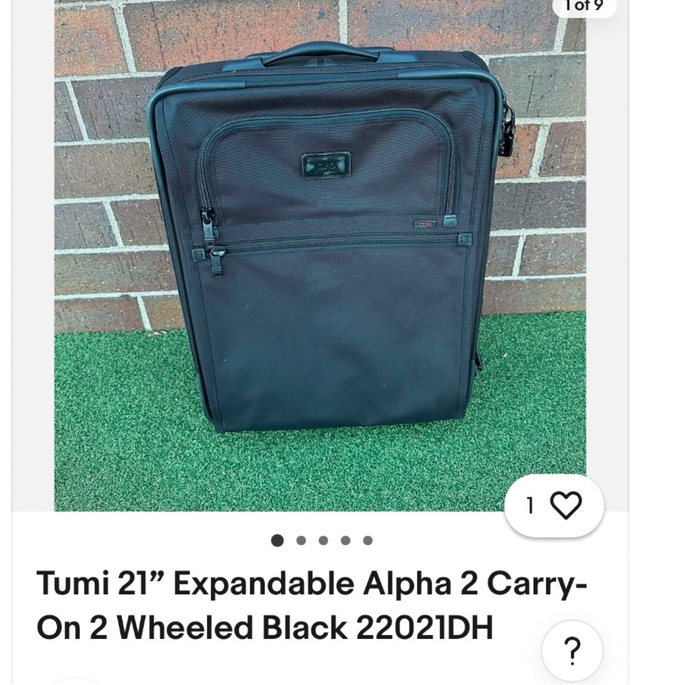 TUMI pre-owned  2 wheel Suitcases